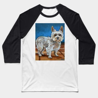 Cute Yorkshire Terrier Yorkie Baseball T-Shirt